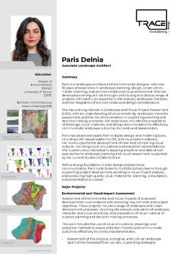 Welcoming Paris Delnia to Trace Visual Planning + Design