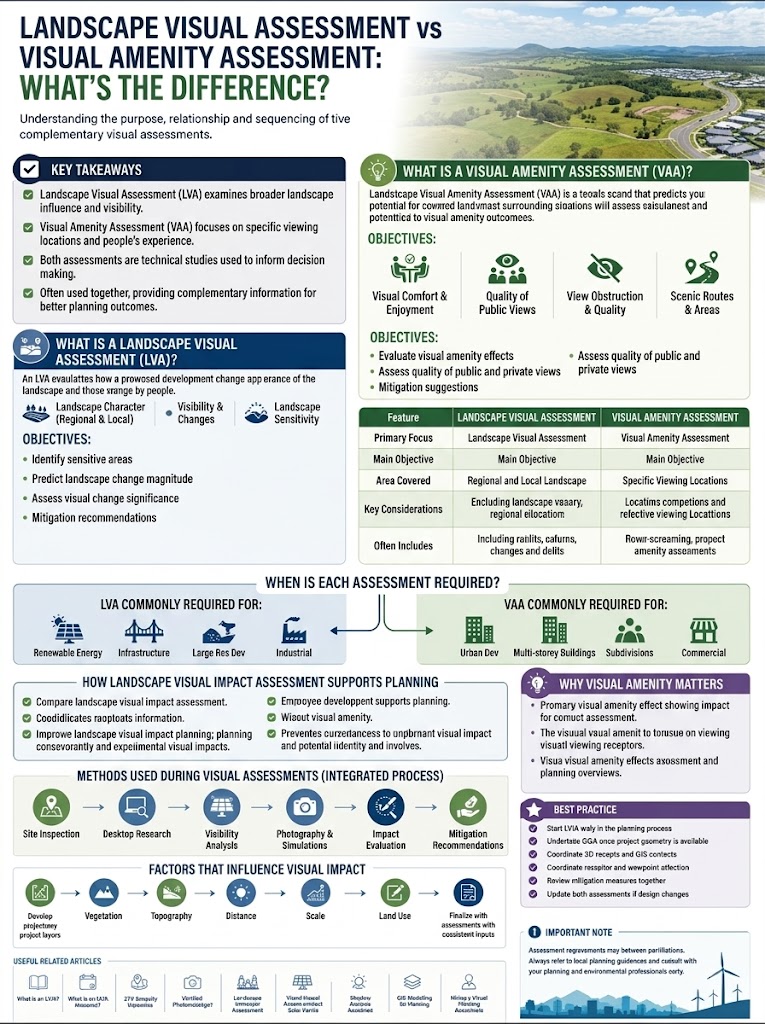 Landscape Visual Assessment vs Visual Amenity Assessment: Key Differences